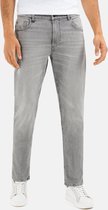 camel active Tapered Fit Jeans met smartphonezakje - Maat menswear-34/32 - Grijs