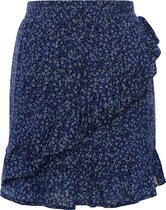 Looxs Revolution Vliolet Flower Skirt Meisjes - Korte rok - Blauw - Maat 116