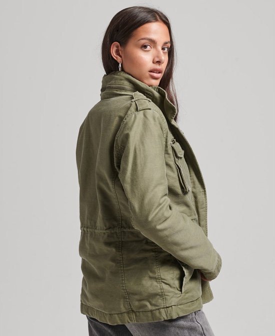 Superdry Rookie Borg Lined Military Jas Groen XS Vrouw | bol.com