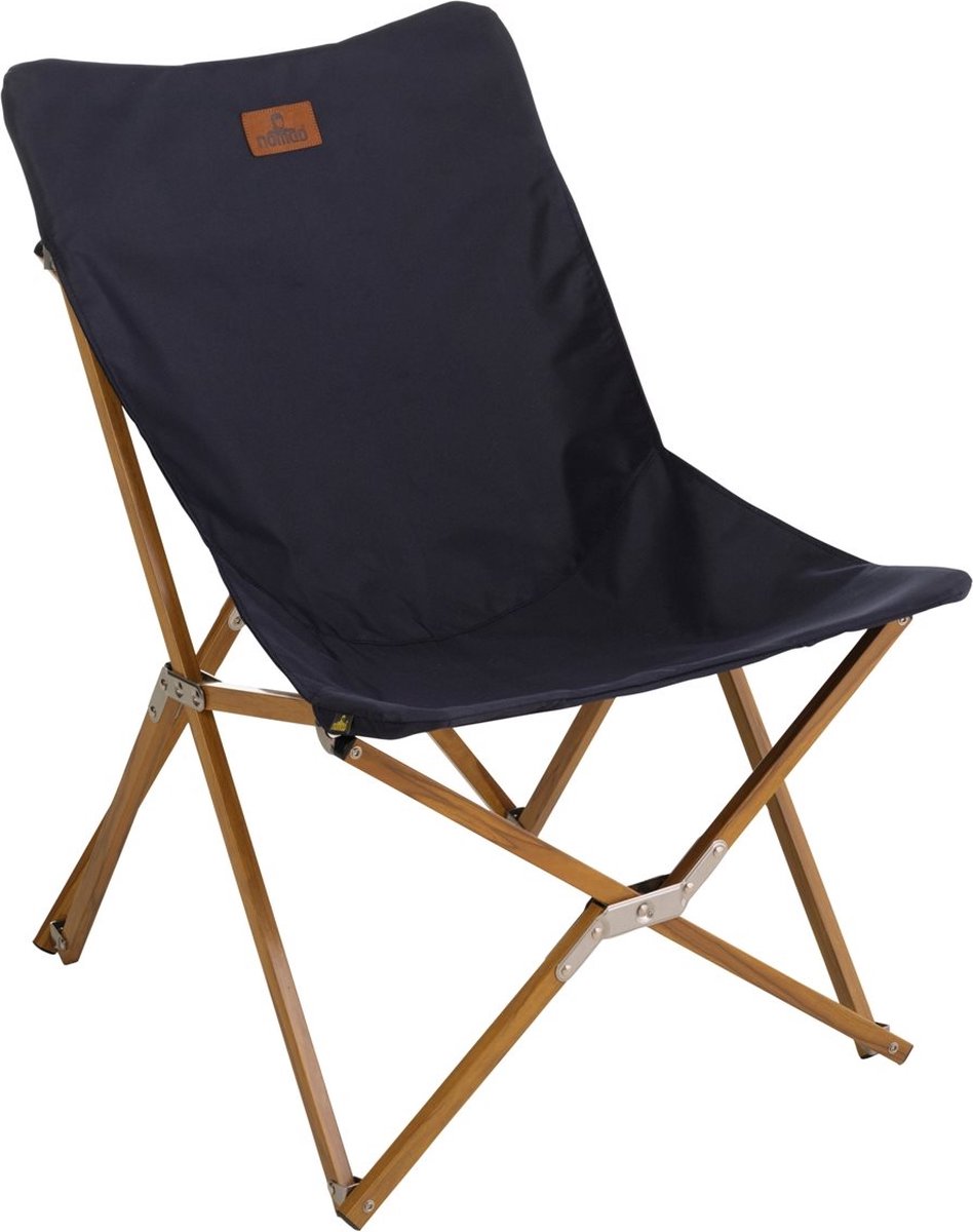 NOMAD® Lounge Campingstoel Mando | Donkerblauw | Comfortabel lounge model | Sterk Frame