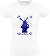 Zaanse Schans Dames T-shirt | Molen | Zaanstad | Holland | Nederland