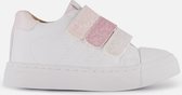 Klittenbandschoenen | Meisjes | white Pink | Leer | Shoesme | Maat 23
