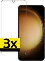 Screenprotector Geschikt voor Samsung S23 Plus Screenprotector Beschermglas Gehard Glas - Screenprotector Geschikt voor Samsung Galaxy S23 Plus Screenprotector Glas - 3 Stuks