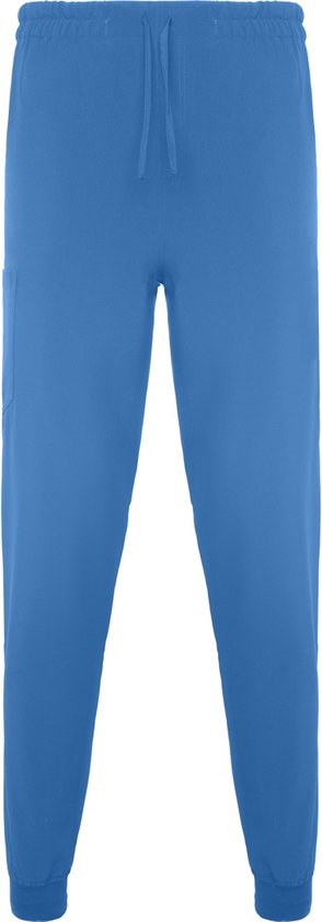 Lab Blauw unisex lange broek voor hygiene beroepen (schoonheid, laboratorium, schoonmaak en voedsel) Fiber maat S