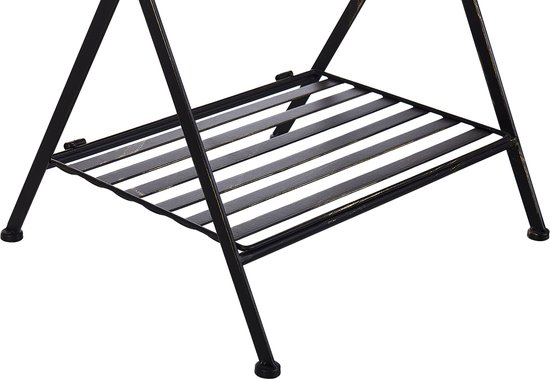 Beliani ANCUD - Table d'appoint - Zwart - Fer
