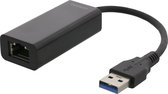 Deltaco USB3-GIGA5 USB 3.1 naar Gigabit Ethernet Adapter - RJ45 - Tot 1000 Mbit - Zwart