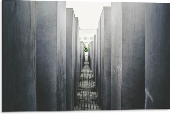 WallClassics - Dibond - Monument in Duitsland - 75x50 cm Foto op Aluminium (Wanddecoratie van metaal)