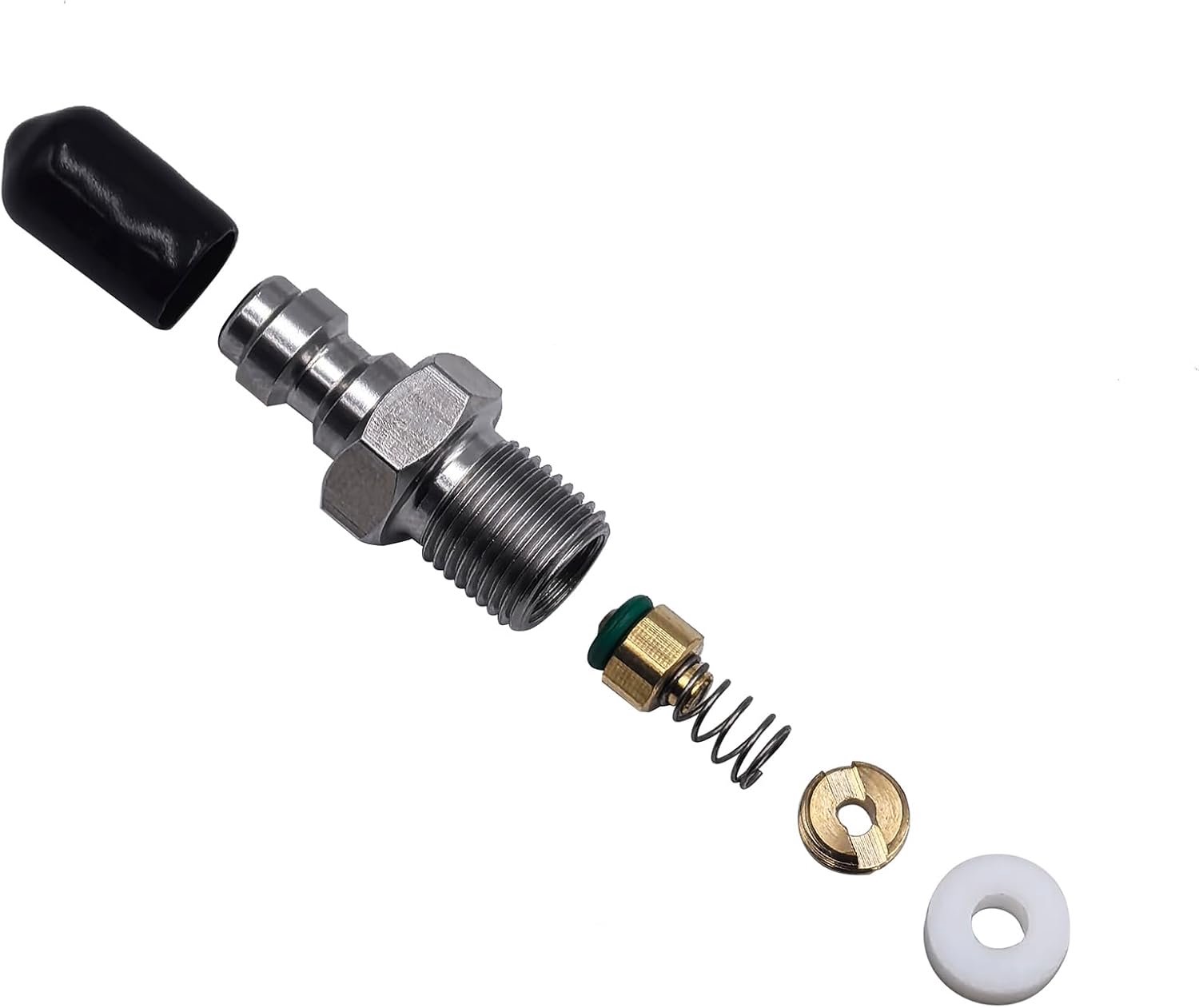 Vulnippel 8mm - M10*1 - RVS snelsluiting - Geschikt voor hoge druk - ShopVlot