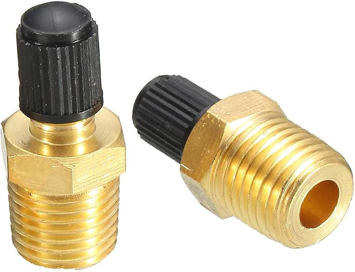 Luchtcompressor Ventiel Set - G 1/4 Inch Messing - Voor luchtgevulde banden - Voorkomt luchtverlies - ShopVlot