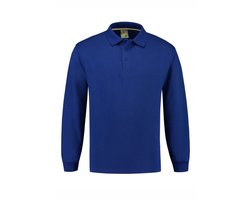 Lemon & Soda polosweater in de kleur royal blue in de maat 6XL