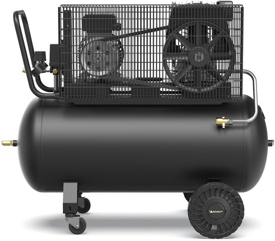 Michelin MX CLASSIC PRO 100-3M | Oliegesmeerde compressor | 10 bar | 3.0 pk / 2.2 kW | 365 l/min | 100 l — afbeelding 3