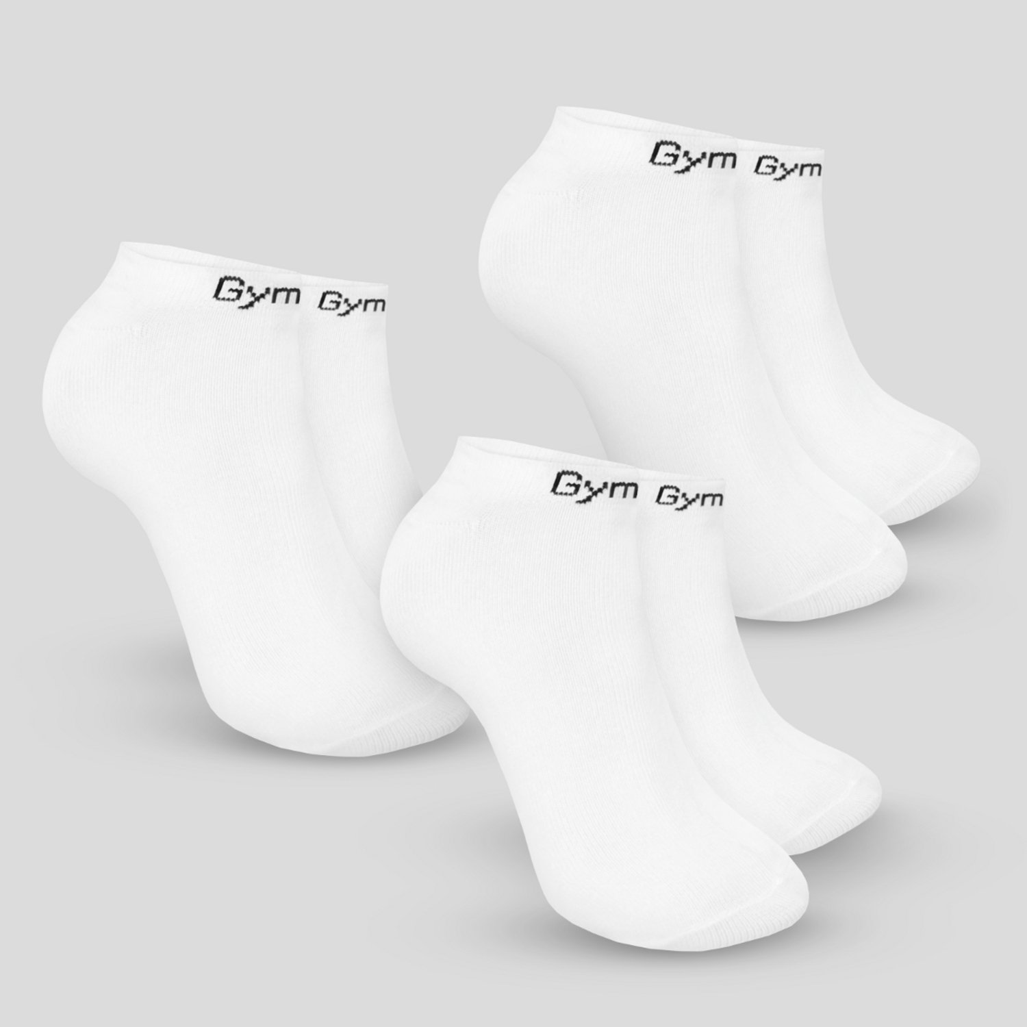 GymBeam Enkelsokken 3Pack Wit S