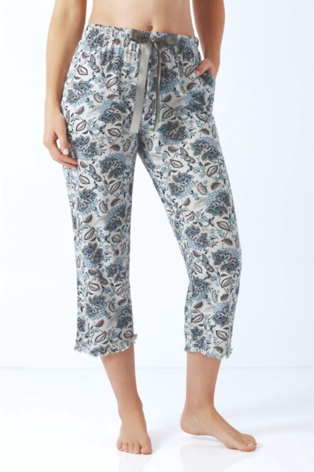 Premium dames lounge broek gebroken wit Hajo - Wit - Maat - 36/38
