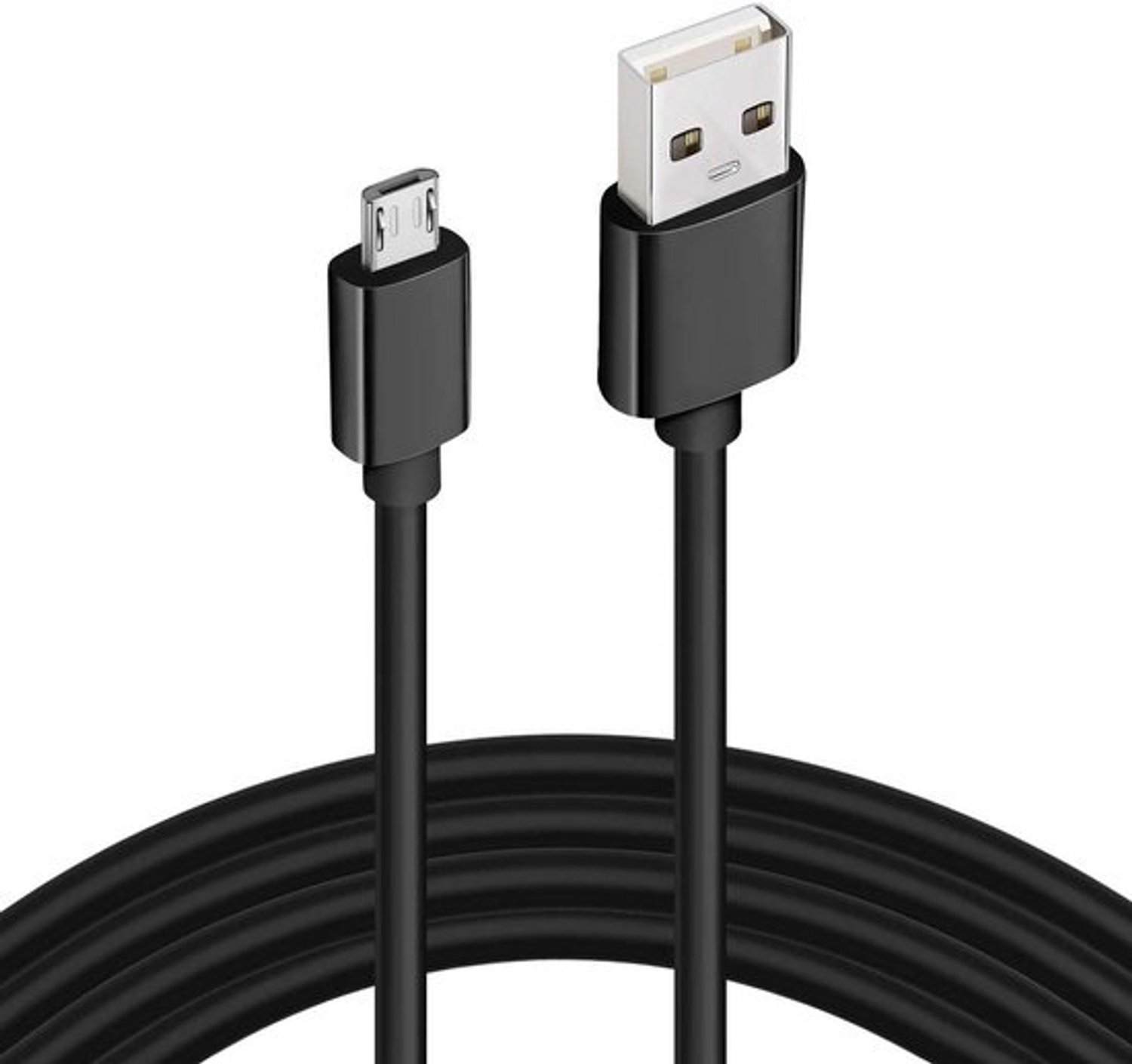 USB Datakabel - Oplaadkabel Micro USB - Apparaten Opladen - Extra Lange Kabel - 3 Meter - Wit