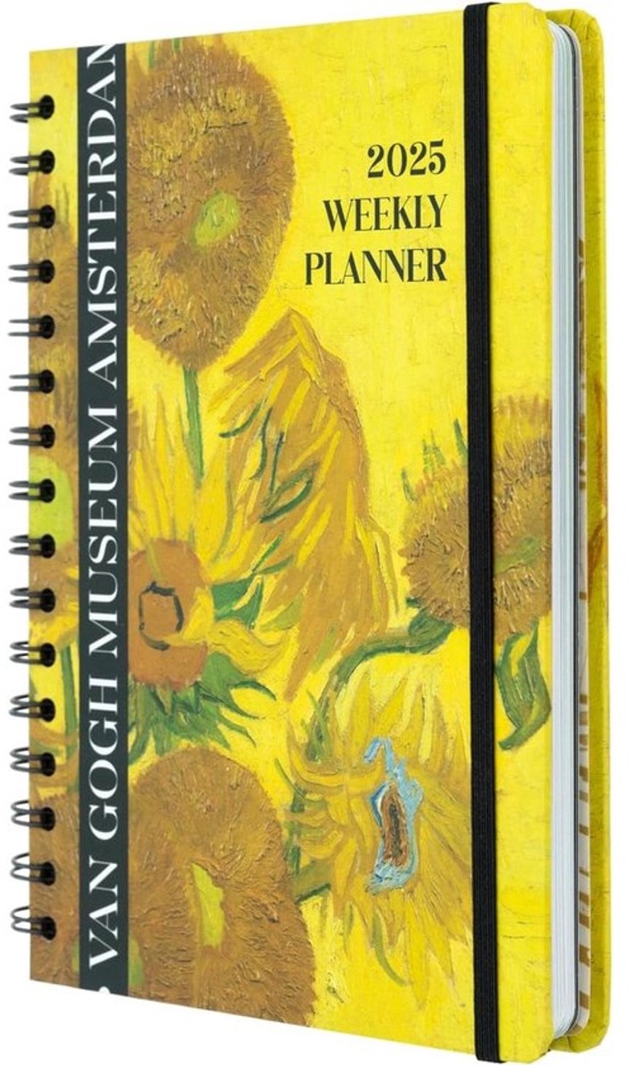 Agenda 2025 - Weekplanner Maandplanner - Afspraken Plannen - Meertalige Kalender - A5 Formaat - Van Gogh