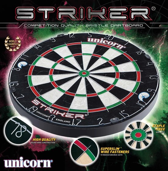 Unicorn Striker dartbord van Unicorn — afbeelding 4