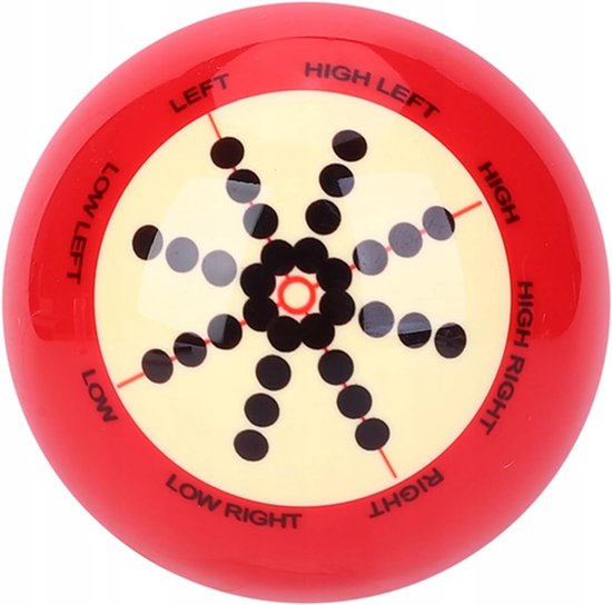 Trainingsbiljartbal 57,2mm - Perfect voor Achtbal & Training — afbeelding 5