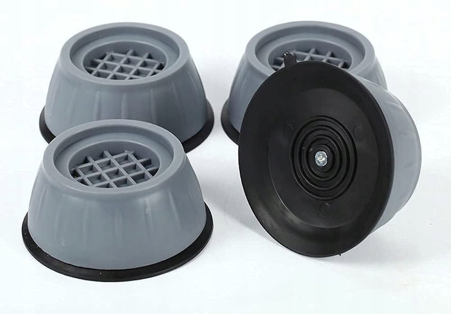 4x Antivibratiekussens voor Wasmachine & Vaatwasser - Rubber