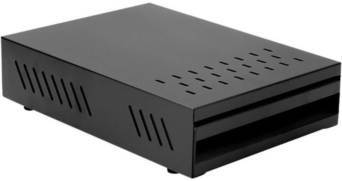 Koffiecontainer van RVS voor koffiedik - Geschikt voor alle standaard koffiemachines, met strainerhouder en knock box - 34,5 x 25 x 8 cm