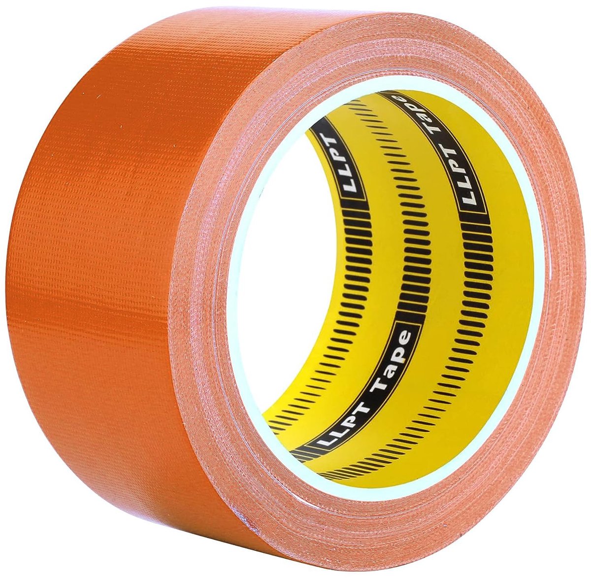 Kleurrijke stof plakband 50 mm x 14 m - oranje - veelzijdig voor knutselen - ideaal voor decoratie - ShopVlot