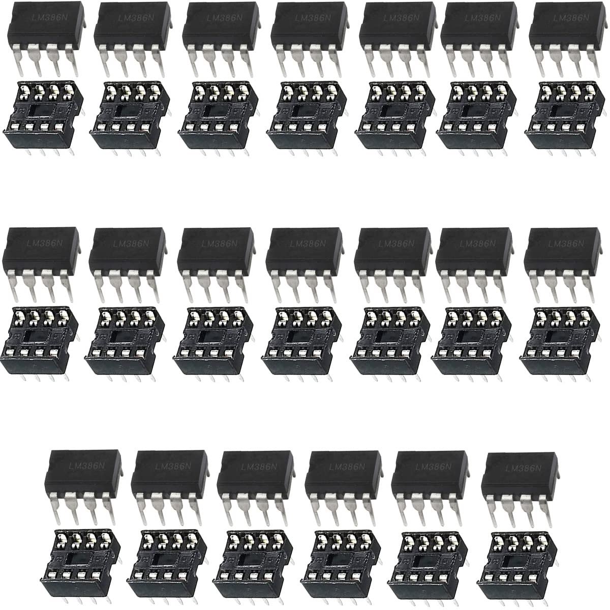 20pcs LM386 LM386N DIP-8 IC audio amplifier low voltage audio power amplifier 300kHz low input voltage regulator mono - ShopVlot