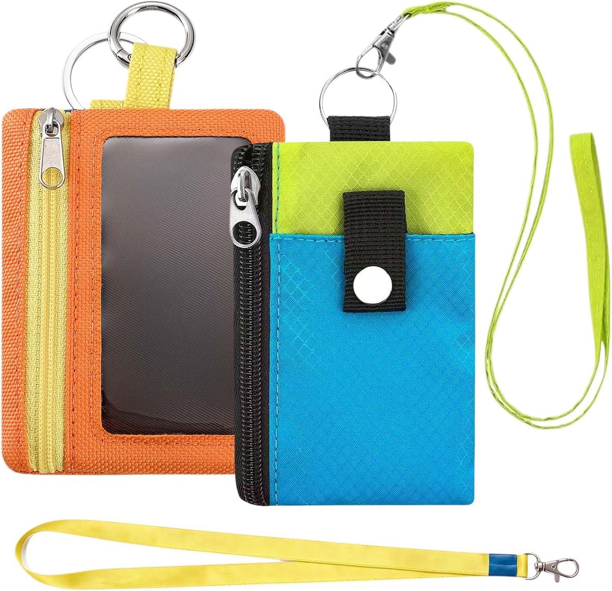 2 stuks borstzakken met RFID-bescherming, reisportemonnee met sleutelband