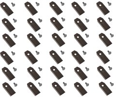 Roestvrijstalen mes van 30 x 4,3 cm voor de Husqvarna Automower G1, G2, 105, 210, 305, 308, 310 en 315 robotmaaier