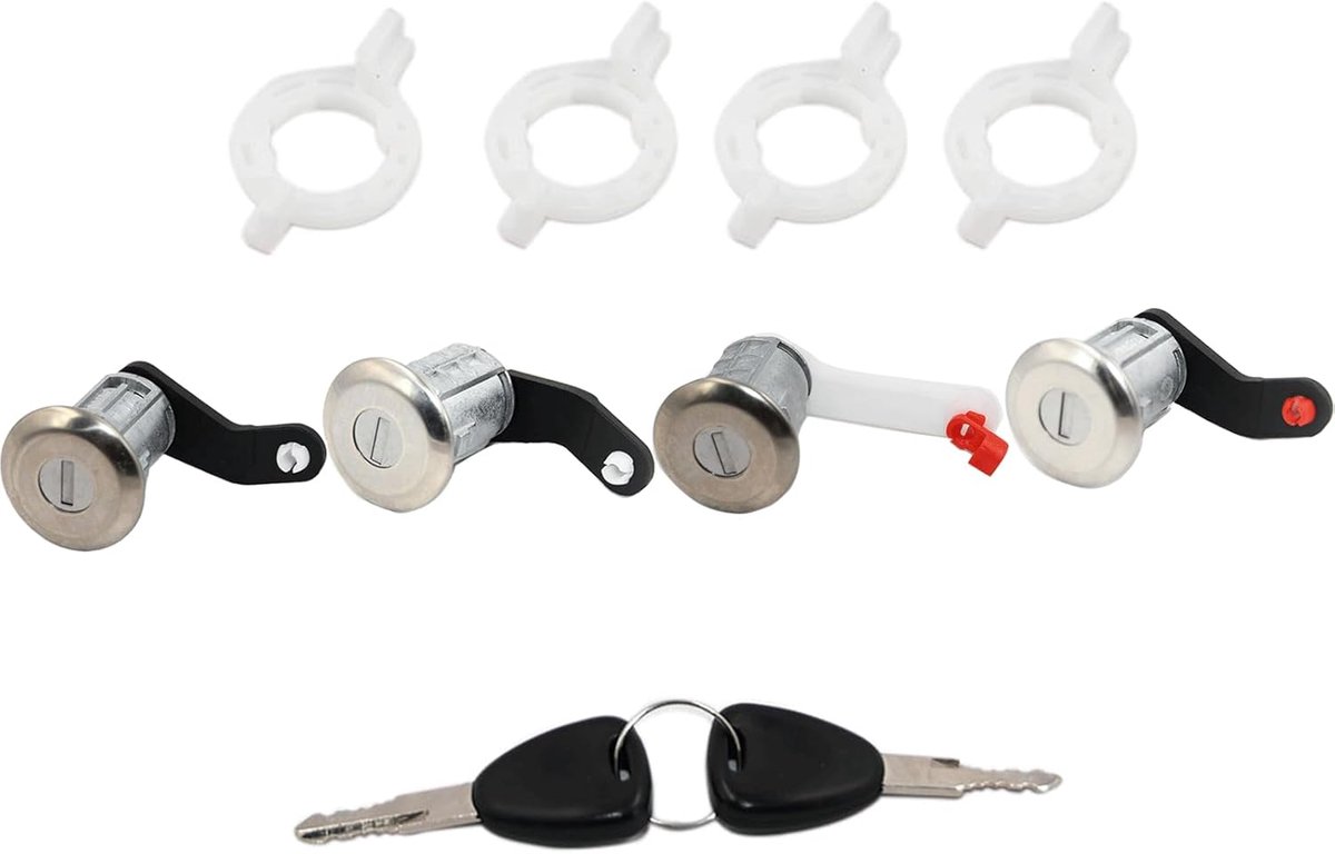 4 Cylinder Lock 2 Cylinder Keys for Door Lock Compatible with Renault Master 4 Mascot Opel Movano A Nissan Interstar - ShopVlot