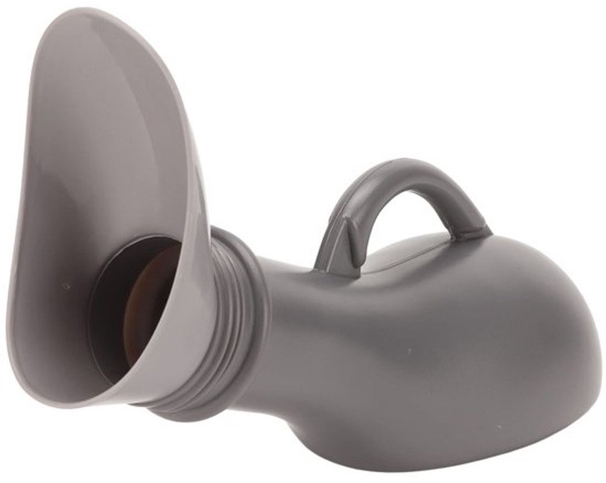 Dailygoods- Urinoirfles 1200ml - Draagbare plasfles - Kunststof - Anti-mors - Voor mannen/ouderen - Inclusief urineconnector