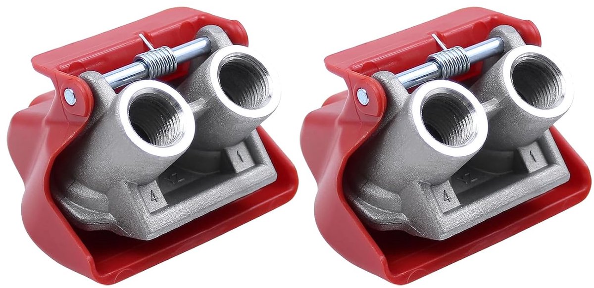 2 x snelkoppelingsset voor trekhaak M16 x 1,5 voor koppeling voor Duo Matic 76622 8151957