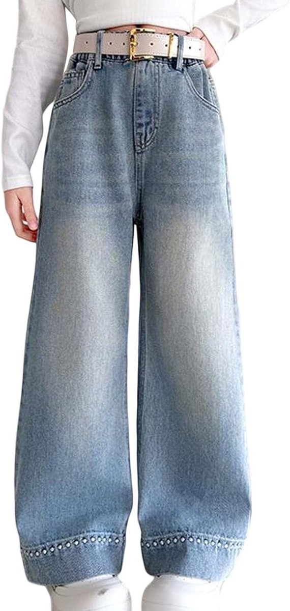 Katoen, kinderen, elastische taille, broek met ruches, schattig, zomer, strand, school, dagelijks gebruik, zacht, ademend, mode A32