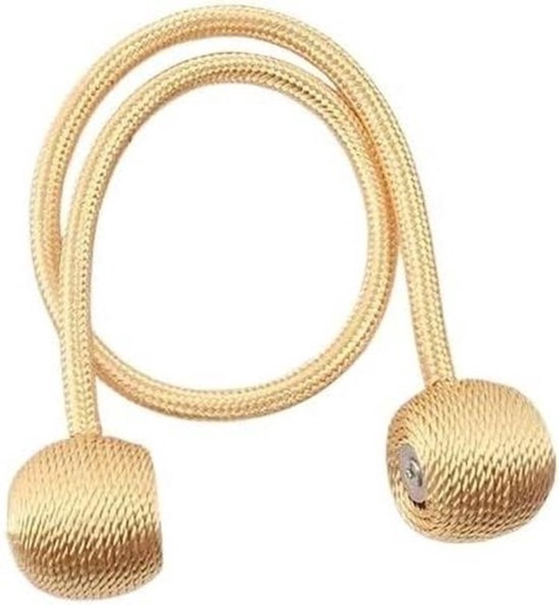 Gordijn-tieback - Gordijnaccessoire - Gordijnen decoreren - Magnetische sluiting - 48 cm - C