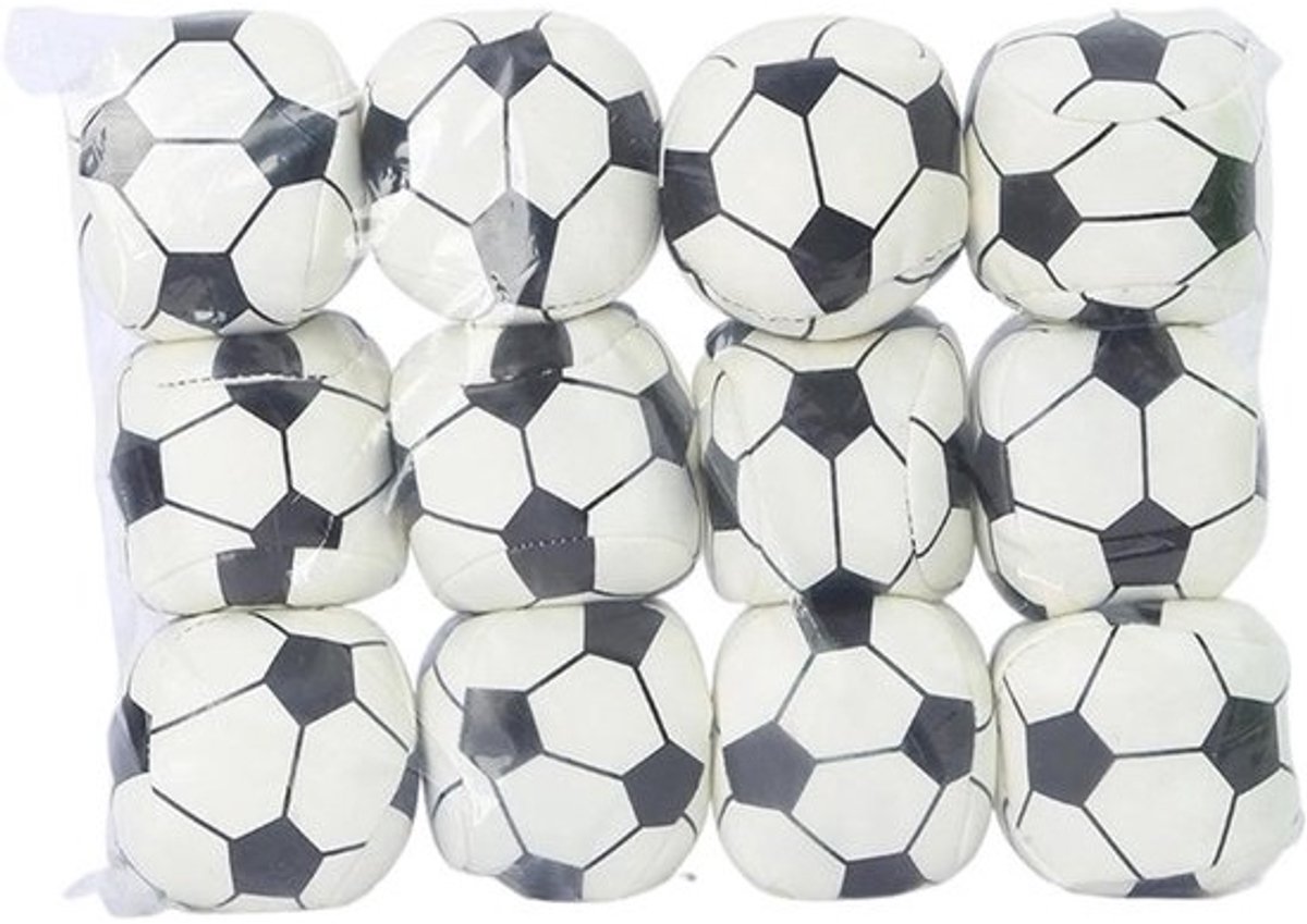 Set jongleerballen - Bonenzakjesspel - Voor behendigheidsoefeningen - Milieuvriendelijk ontwerp - 12 stuks - Voetbal