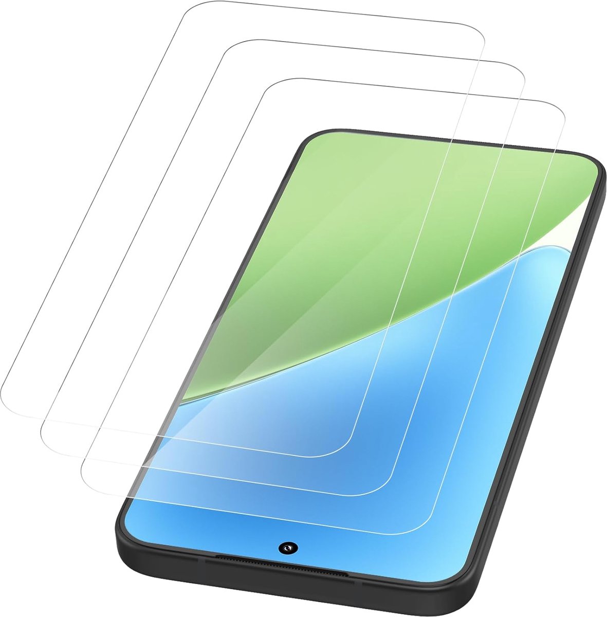 3 Stuks Screen Protectors voor Xiaomi 15 – handyglas, Anti-breuk, Krasbestendig, Bubbelvrij, Kristalhelder, 9H Hardheid, schutzglas