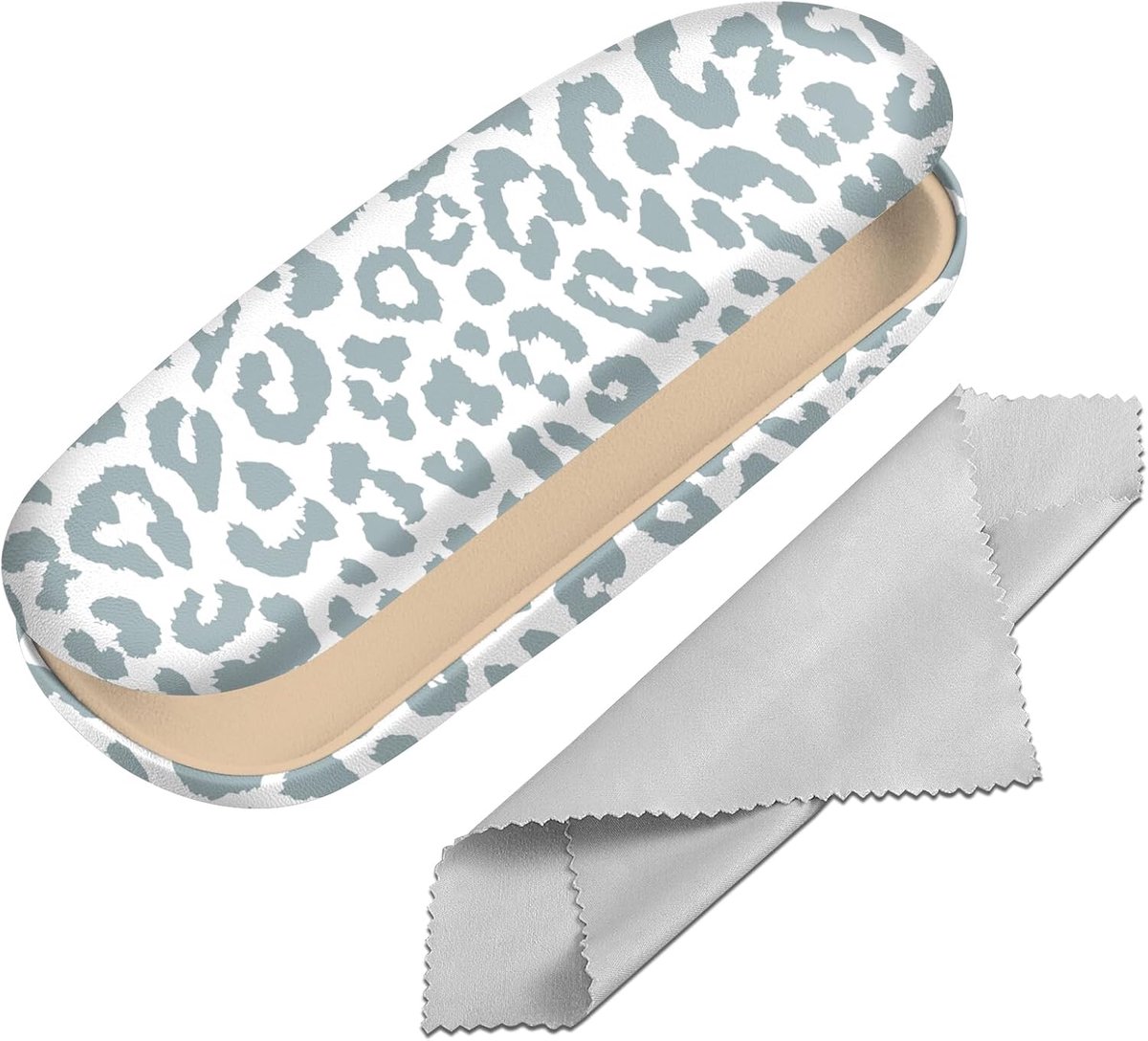 Brillenkoker Hard Shell Beschermhoes voor Bril Brillen Doos met Reinigingsdoek voor Meisjes Vrouwen Leuke Esthetische