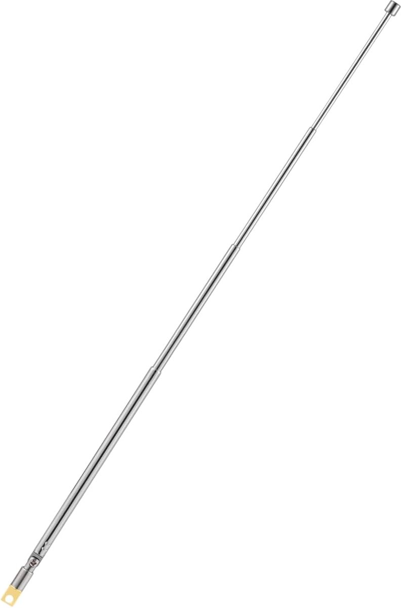 1 Stuk Telescopische Antenne Radio 4 Secties 62.2CM/24.49Inch Draagbare Telescopische Antenne Vervanging voor TV Radio AM FM Stereo Ontvanger