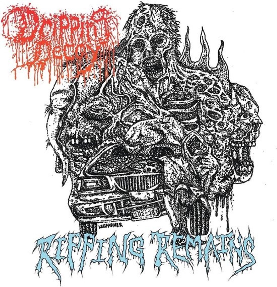 Deathmetalvinyl - Ripping Remains - geel en groen