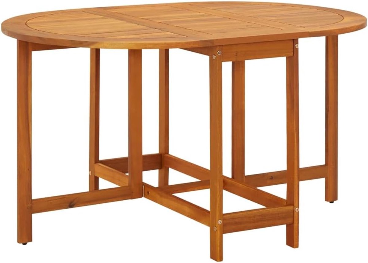 130 x 90 x 72 cm, massief acaciahout, outdoor tafel, balkon, eettafel, loungetafel, patiotafel voor tuinen, terrassen en balkons