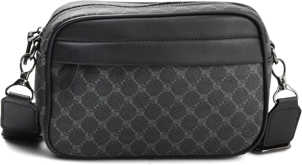Ruime Waterdichte Crossbody Tas voor Reizen, Werk en School - Retro Schoudertas voor Dames en Heren