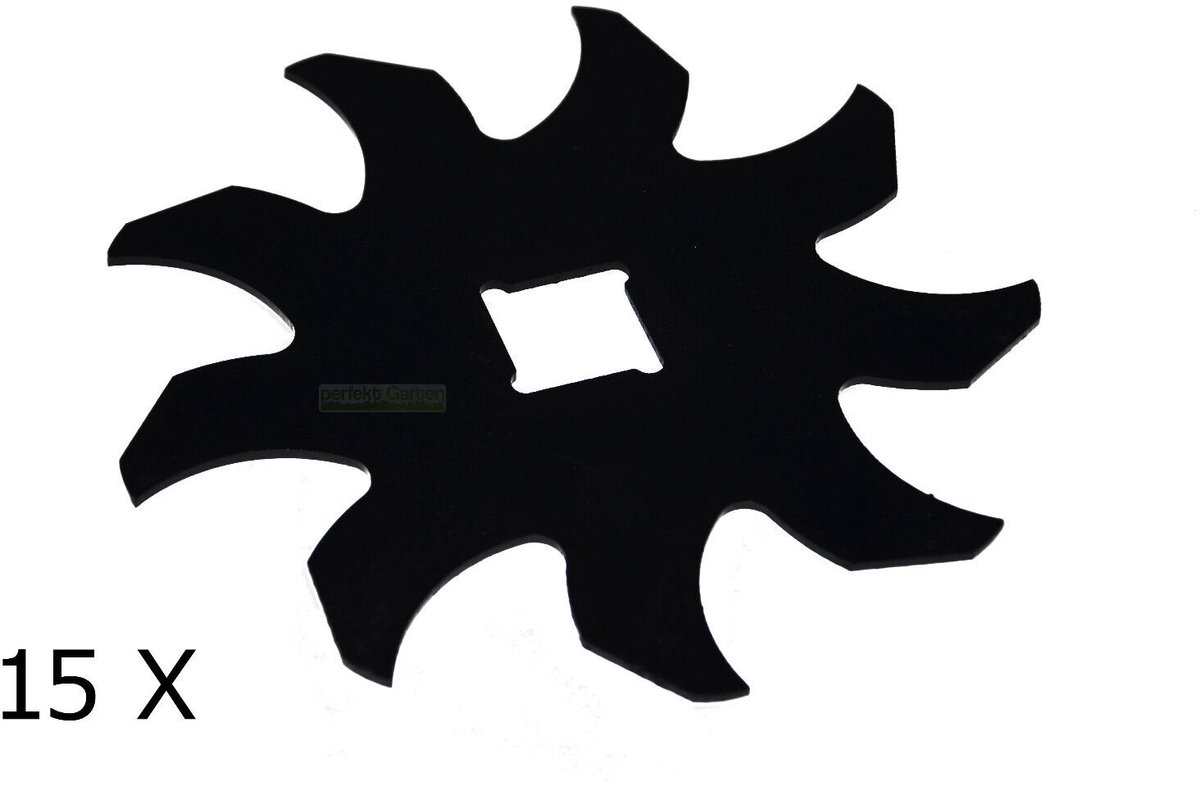15 x 14,9 cm verticuteermes voor Sabo 38EV, 38BV / John Deere D38R / SA16495, 636.280.014