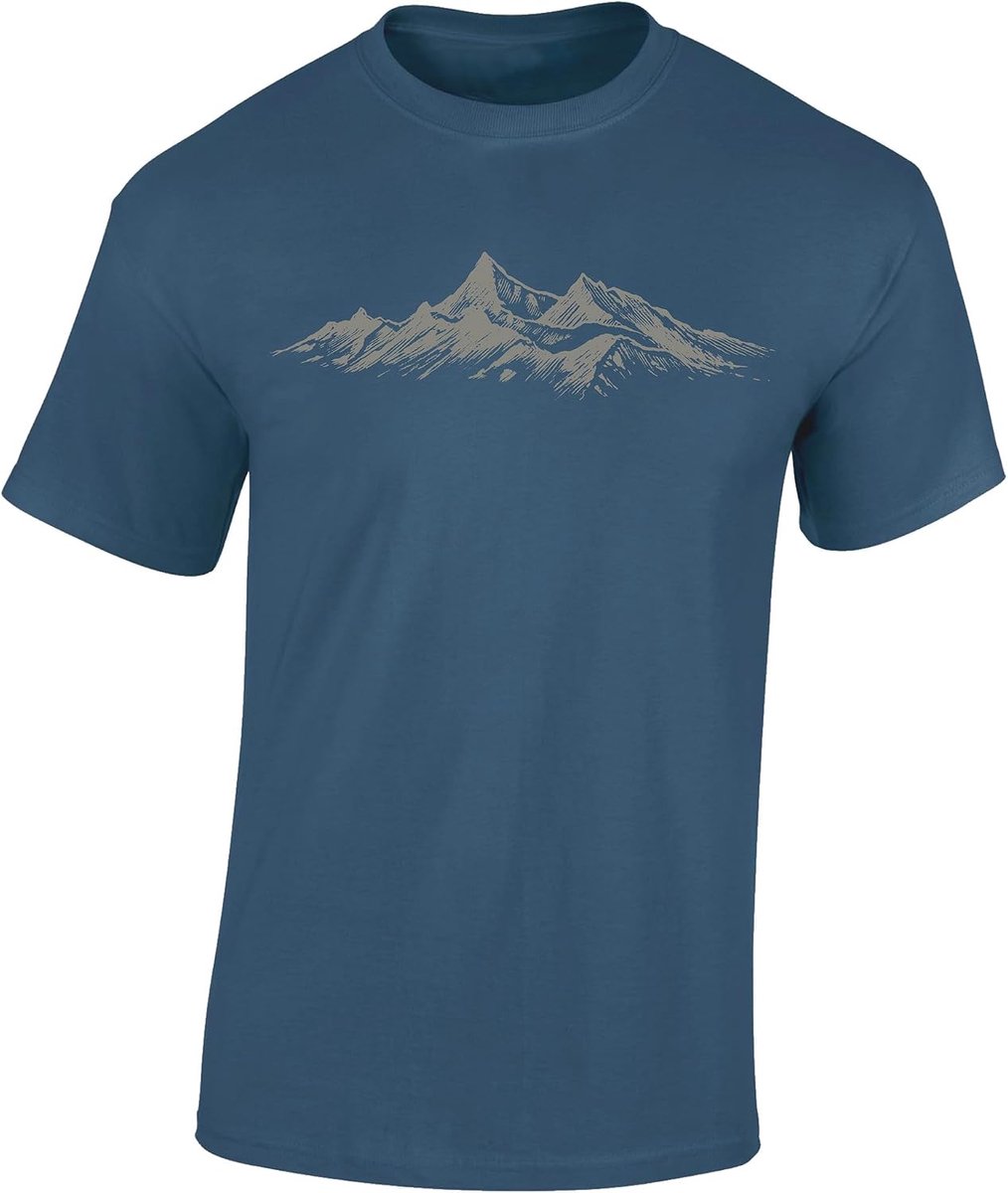 T-shirt Heren: Alpengop - Klim-T-shirt Mannen - Cadeau voor wandelliefhebbers - bergbeklimmer uitrusting