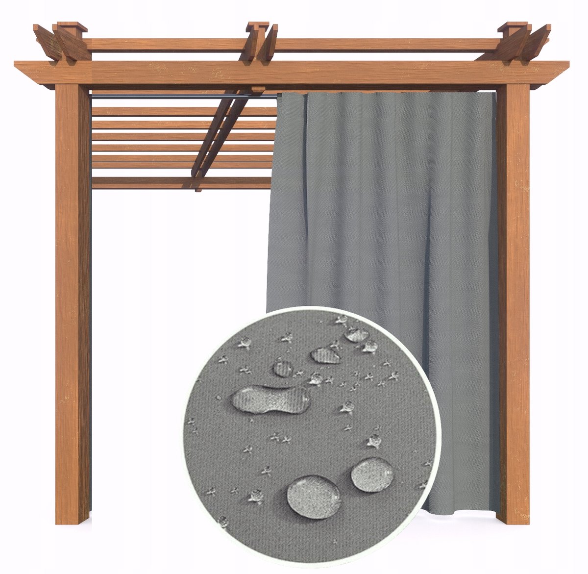 Waterdichte Tuindoek voor Pergola, Balkon of Terras - 220x155 cm