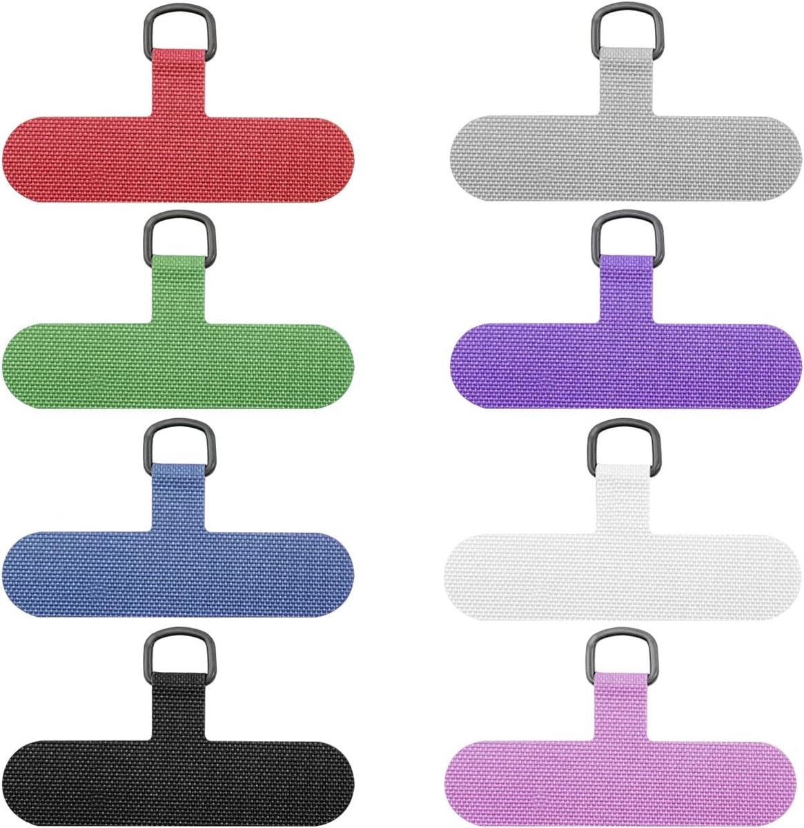 Set van 8 Universele Telefoon Lanyards in Verschillende Kleuren
