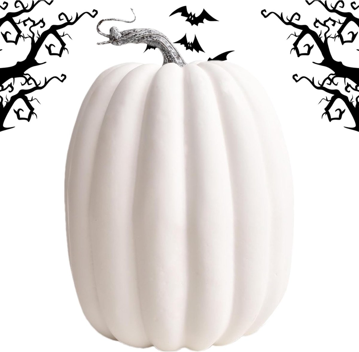 Kunstpompoen, oranje pompoen, herfstdecoratie voor boerderijgroenten, 20 cm, voor keuken, slaapkamer, binnen- en buitentafels, herfstfeesten