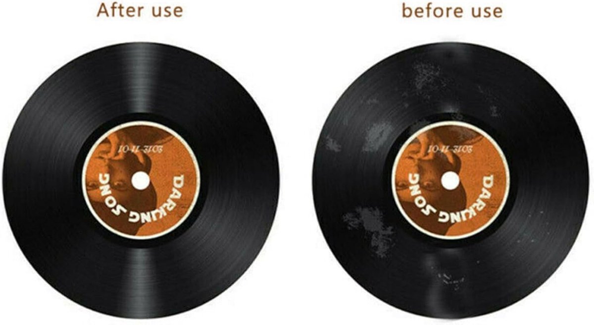 3 in 1 Vinyl Record Brush Kit, DVD/VCD Schoonmakende Hulpmiddelen voor het Schoonmaken Record
