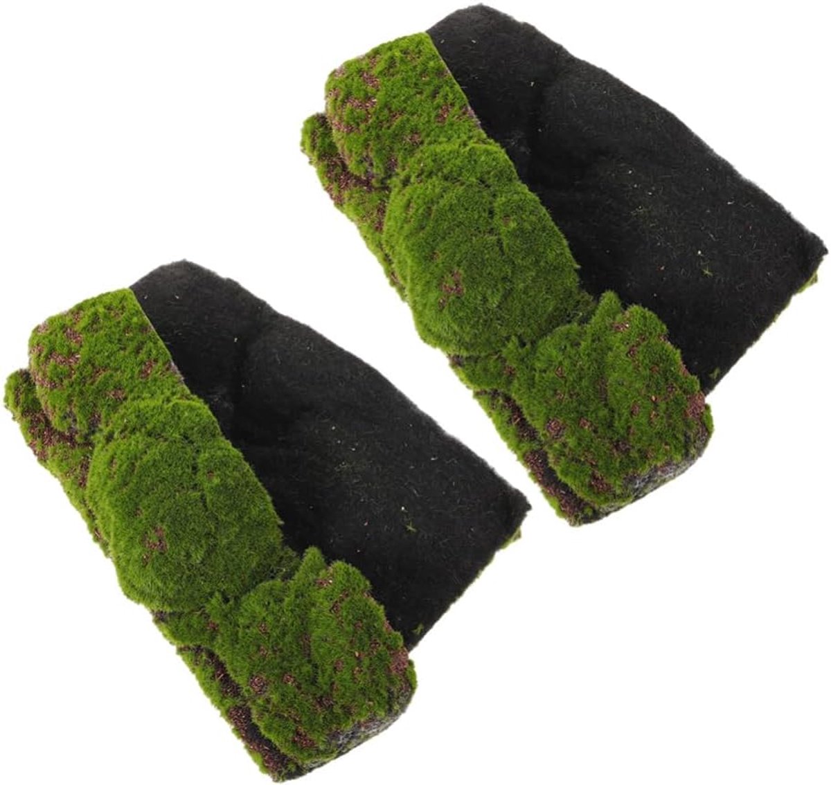 Jojofuny Synthetisch Mos Tapijt 2-pack Handgemaakte Kunstgrasmat Voor Tuin Binnen/buiten Decoratieve Mat