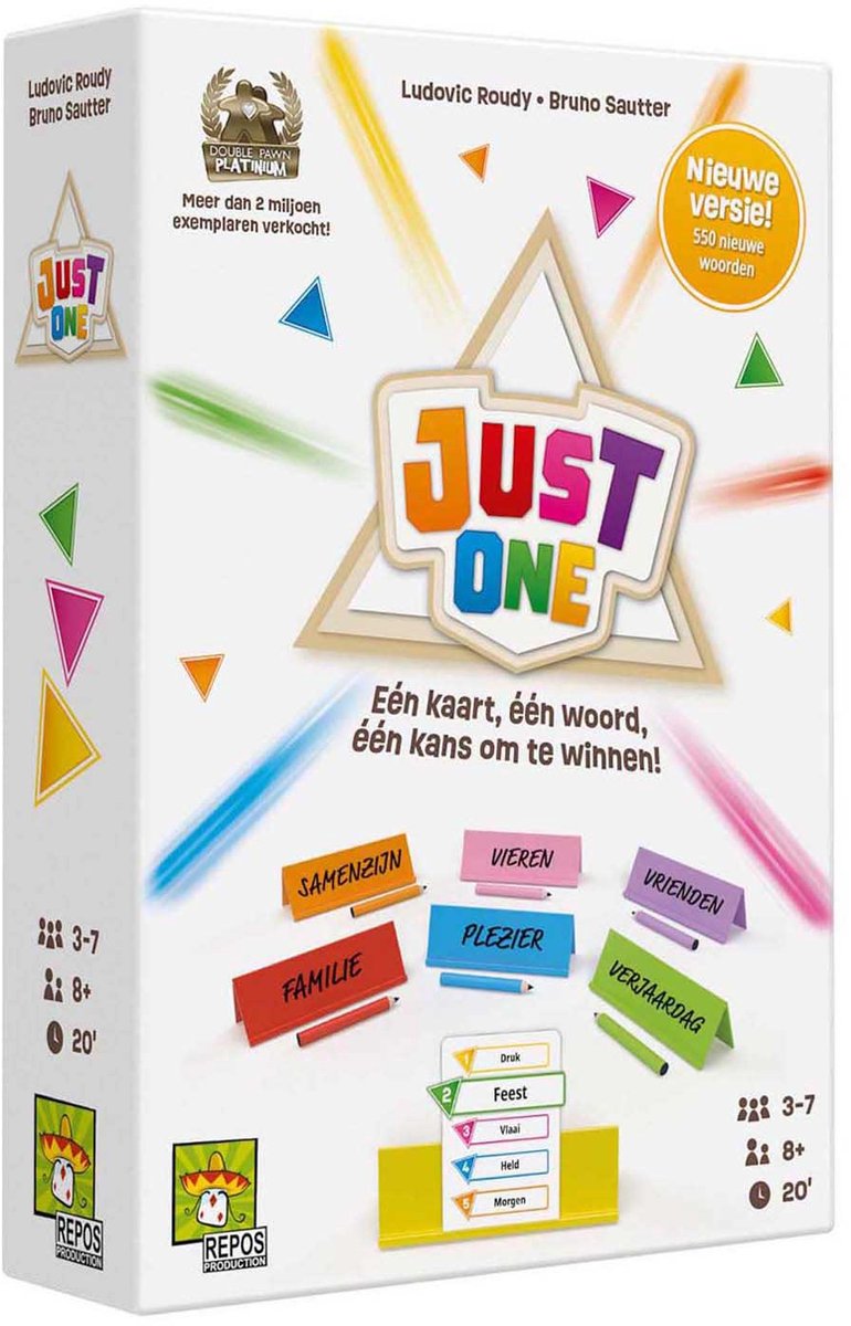 Just One - Nederlandstalig Kaartspel - Coöperatief Woordspel - Partyspel — afbeelding 13