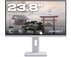 JAPANNEXT Monitor 23,8" IPS WQHD (2560x1140) | USB-C | Wit - JN-IPS238Q-HSPC6-W