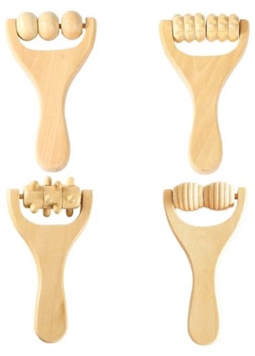 Verpakking van 4 handmassageapparaten - voor ontspanning van lichaam en geest