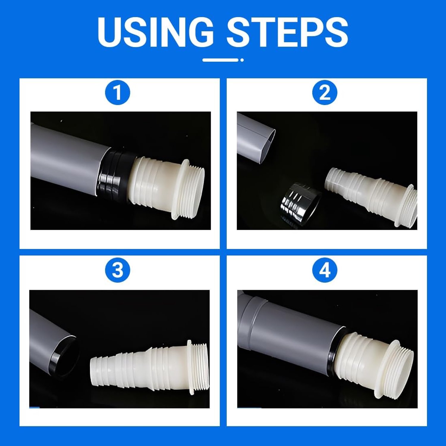 Afvoeradapter voor wasmachine - dubbel - 20-31mm slangen - eenvoudig te installeren - ShopVlot